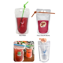 Reusable Plastic Drink Pouch