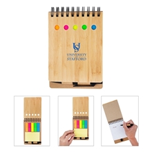 Ridgecrest 3- in -1 Bamboo Jotter w / Pen