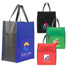 Rome - Non - Woven Tote Bag with 210D Pocket - ColorJet