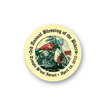 Round Laminated Plastic Lapel Pin (1.25 Diameter)