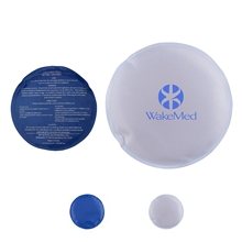 Round Nylon Covered Gel Hot / Cold Pack