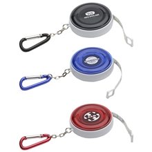 Round Retractable 5 Tape Measure with Carabiner
