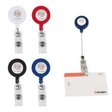 Round Retractable Badge Reel