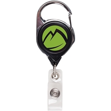 Round Retractable Badge Reel With Sport Clip