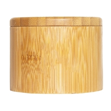 Bamboo Round Salt Box