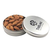 Round Tin with Almonds