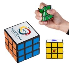 Rubiks Puzzle Cube Shape Stress Ball