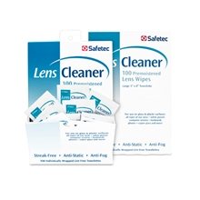 Safetec Lens Cleaning Wipes - 100 Towelettes