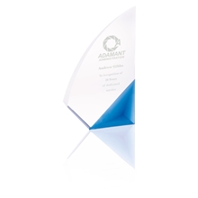 Sailboat K9 Crystal Award