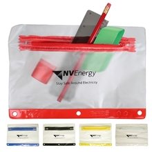 School Kit with Pencils, Ruler and Sharpener