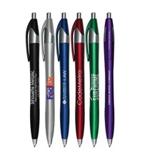Silhouette Metallic Retractable Ballpoint Pen