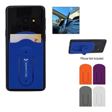 Silicone Vent Phone Wallet With Stand