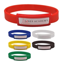 Silicone Wristband With Dome