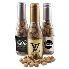 Small Champagne Bottle With Pistachios