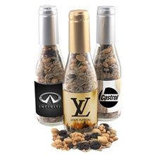 Small Champagne Bottle with Trail Mix