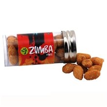 Small Plastic Tube With Honey Roasted Peanuts