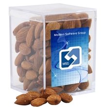 Small Rectangular Acrylic Box with Almonds