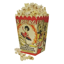 Small Scoop Popcorn Box Full Color 32 oz