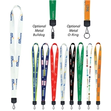 Smooth Dye - Sublimation Lanyard With J - Hook