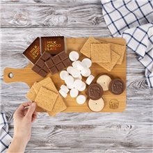 smores bamboo charcuterie board