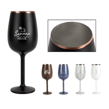 snowfox(r) 12 oz insulated stemmed wine glass
