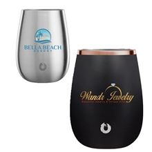 Snowfox(R) 13 oz Stemless Wine Glass, Full Color Digital