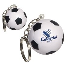 Soccer Ball Key Chain - Stress Reliever