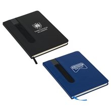 soft - cover journal w / elastic pen holder