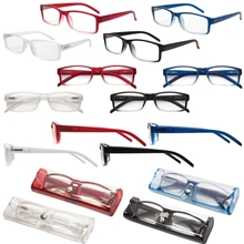 Soft Feel Reading Glasses w / Matching Case