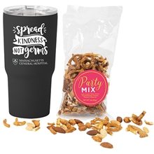Soft Touch Tumbler With Party Mix