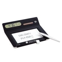 Solar Clock With Erasable Memo Board