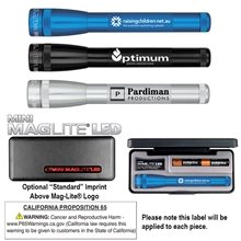 SP2 Mini Mag - Lite LED 2AA, Laser Engraved
