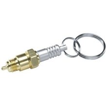 Gold / Silver Spark Plug Keychain