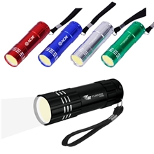 Spectre COB LED Aluminum Flashlight w / Strap