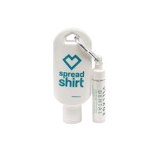 SPF 30 Sunscreen 2 Oz Tottle With Carabiner + Clip Balm
