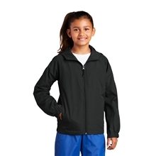 Sport - Tek Youth Hooded Raglan Jacket - Colors