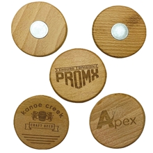 Stock Wood Magnets Circle