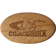 Stock Wood Magnets - Oval