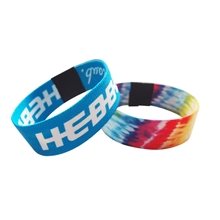 Sublimated Satin Wristband With Breakaway
