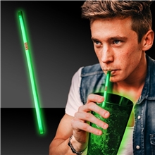 Supreme Glow 9 Inch Straws - Green