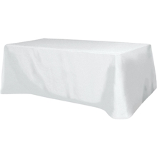 Supreme Polyester, All Over Full Color Table Covers, flat 4 sided 8 foot