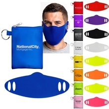 Tall Stretchy Face Mask Pouch
