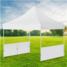 Tent Half Wall Unimprinted w / Hardware (PAIR) for 31mm Steel Frame