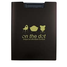 Textured Polypropylene Clipboard Folder with Pocket