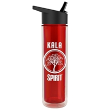 The Chiller 16 oz Double Wall Insulated Bottle With Flip Straw Lid