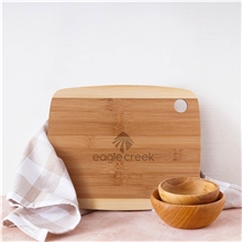 The Gosford 11- Inch Two - Tone Bamboo Cutting Board