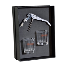 The Lachlan Waiters Corkscrew and Shot Glass Gift Set