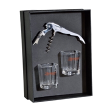 The Lachlan Waiters Corkscrew And Shot Glass Gift Set
