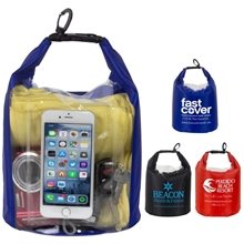 The Navagio 5.0 Liter Water Resistant Dry Bag With Clear Pocket Window