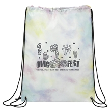 Tie Dyed Drawstring Bag
